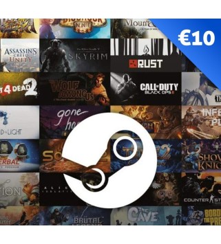 Steam Wallet Card €10 Global Activation Code Steam Key GLOBAL